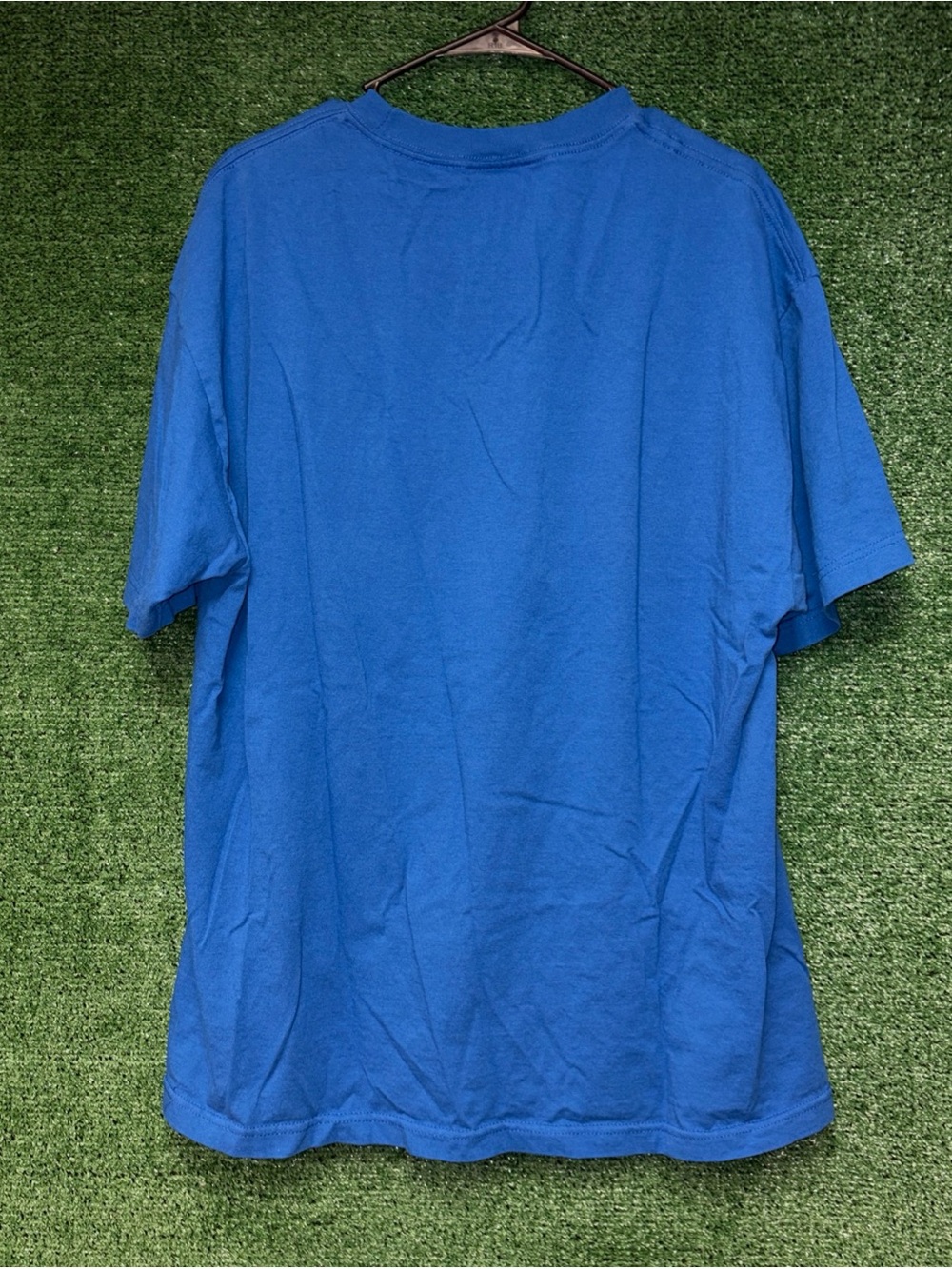 Vintage Y2K DEATH Spiritual Healing Blue Shirt XL Alstyle tag Slayer Metal - Picture 3 of 4